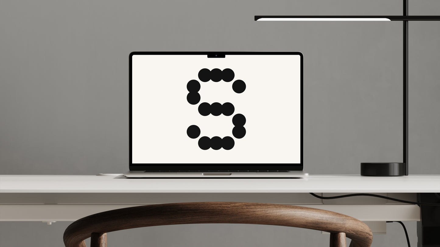 Beige Macbook Mockup 03