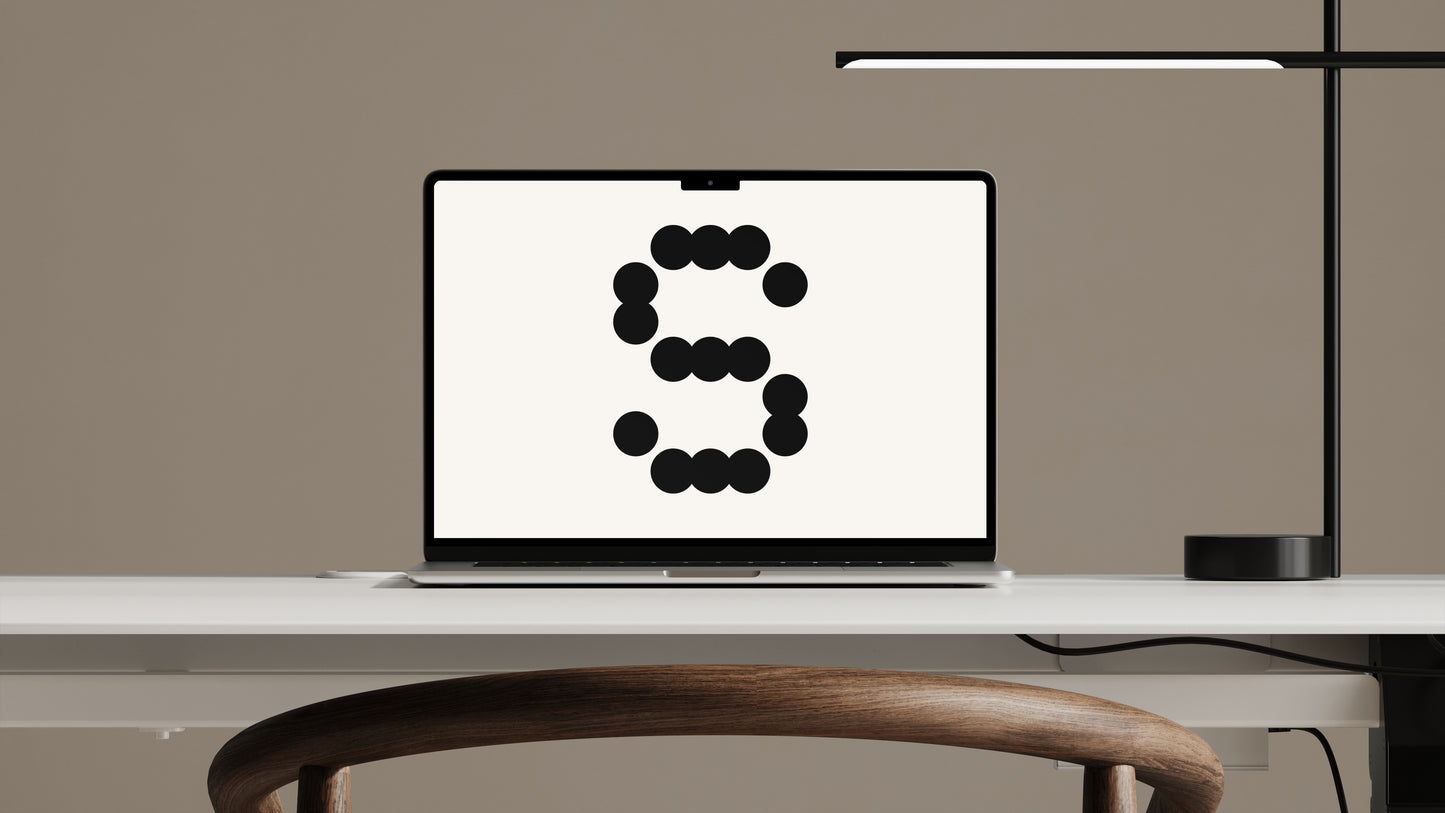 Beige Macbook Mockup 03