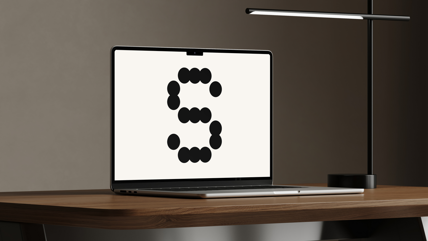 Beige Macbook Mockup 04