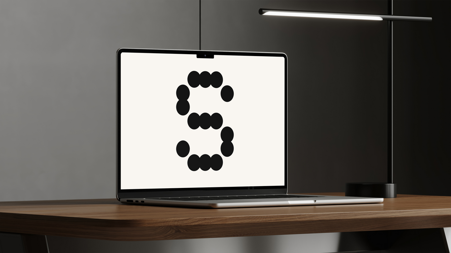 Beige Macbook Mockup 04