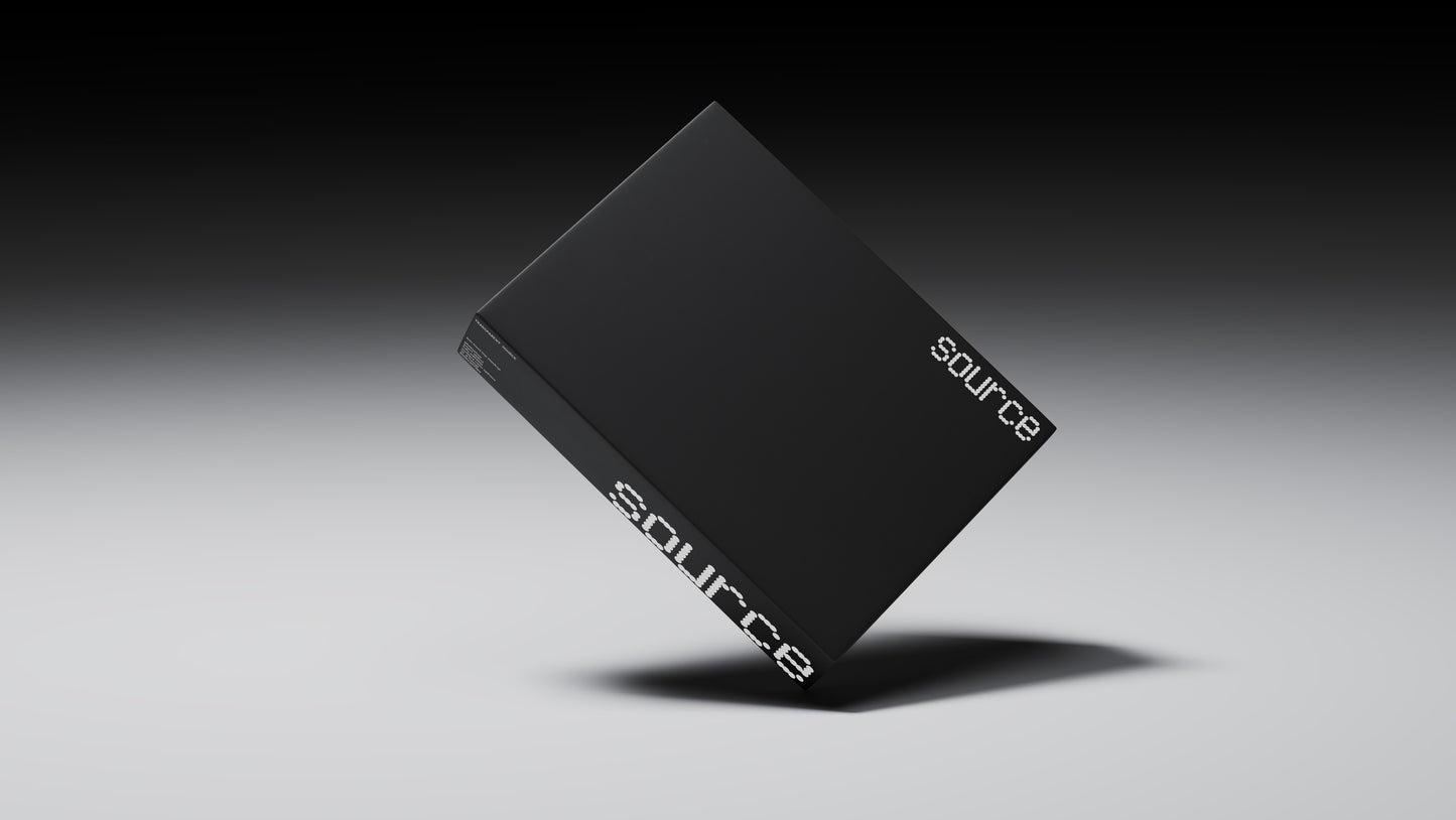 Box Corner Front View Mockup