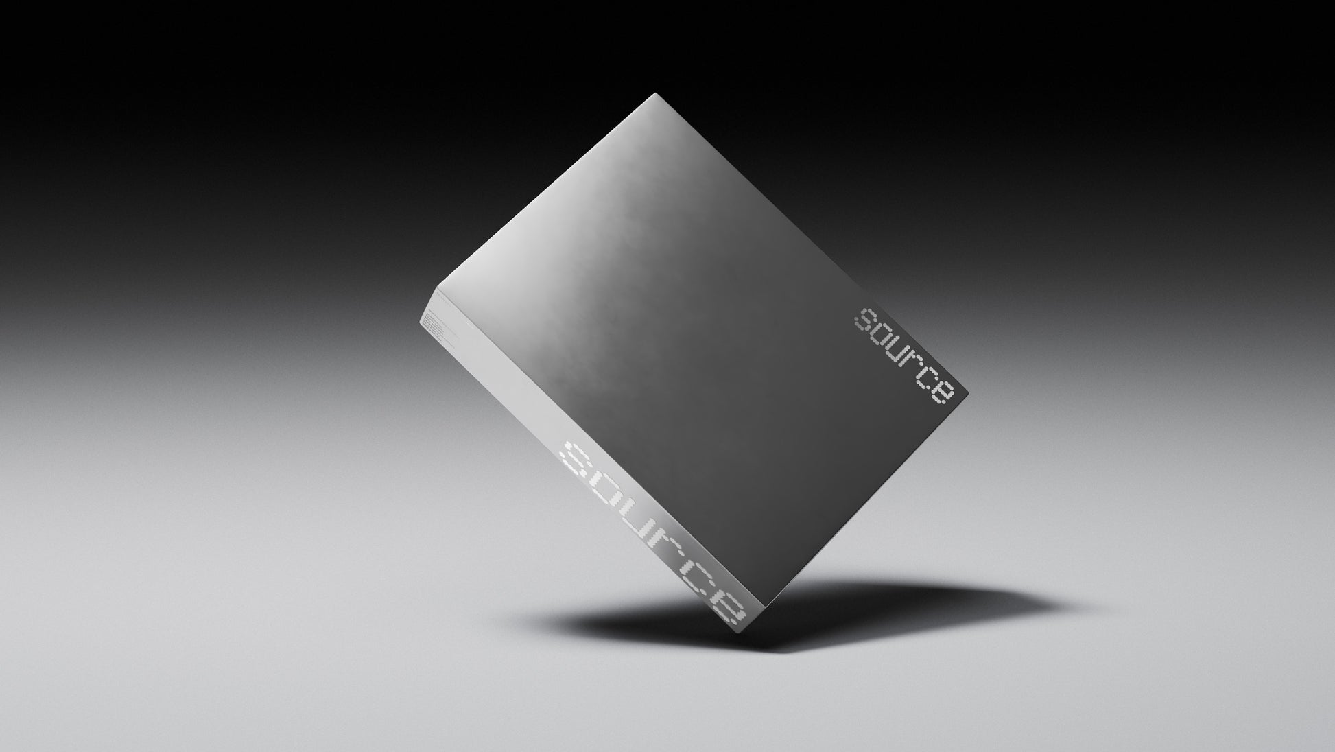 Box Corner Front View Mockup – Transparent Source