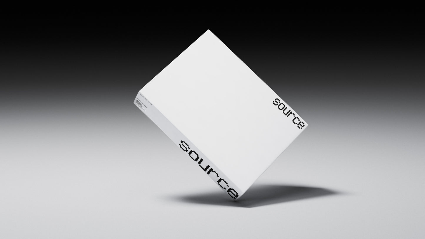 Box Corner Front View Mockup