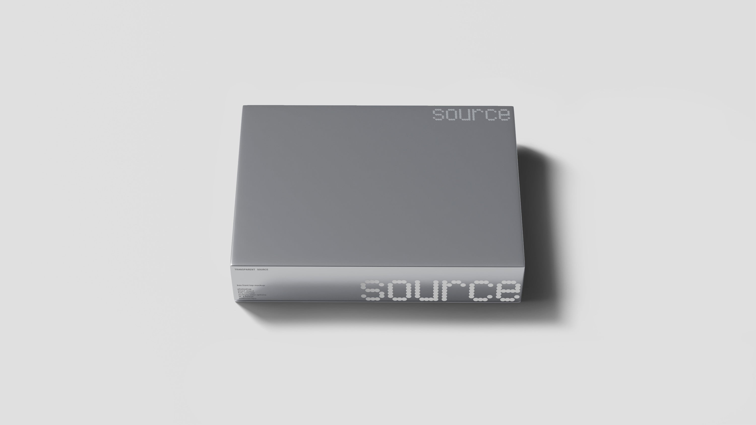Box Top View Mockup