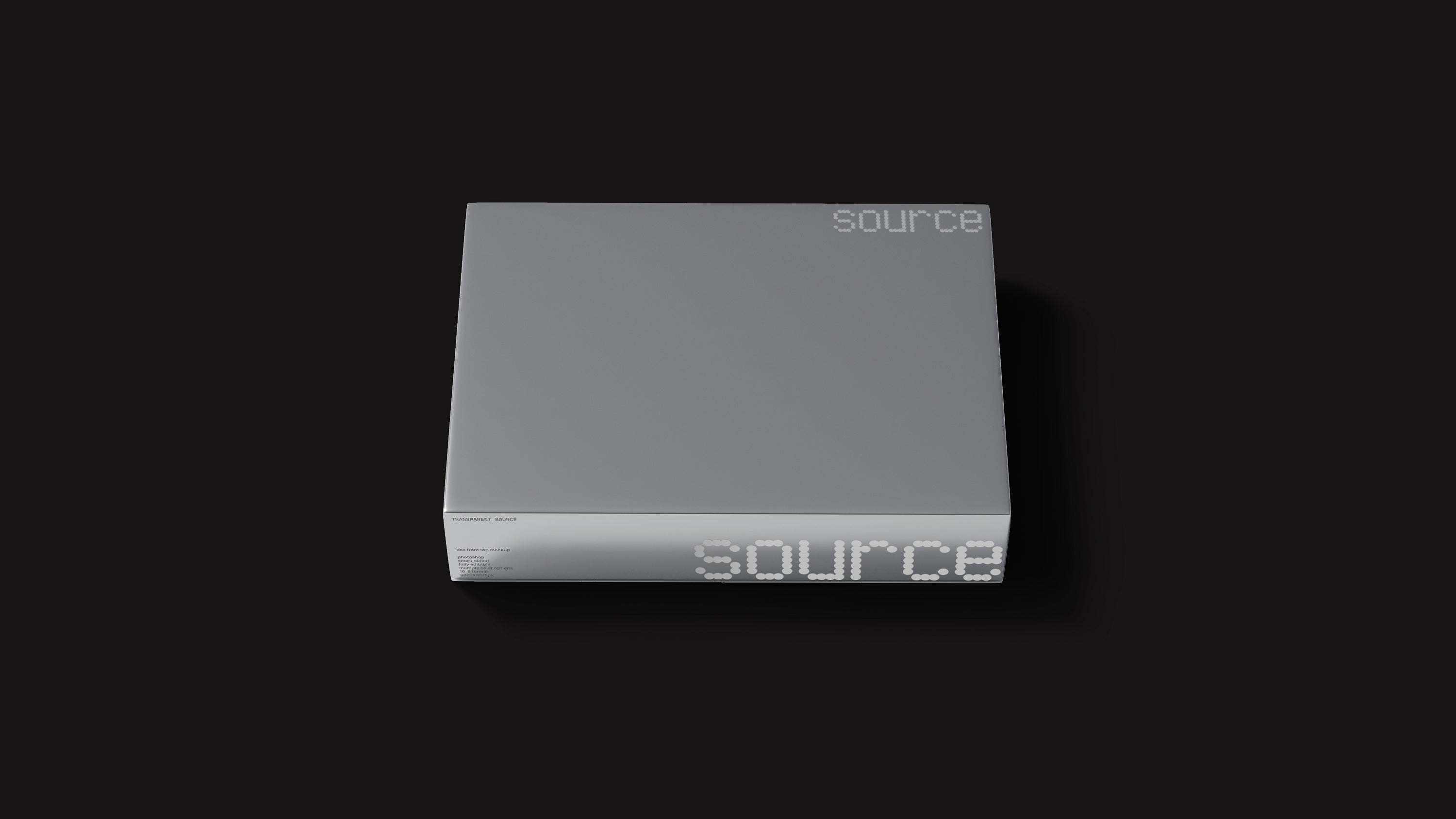 Box Top View Mockup