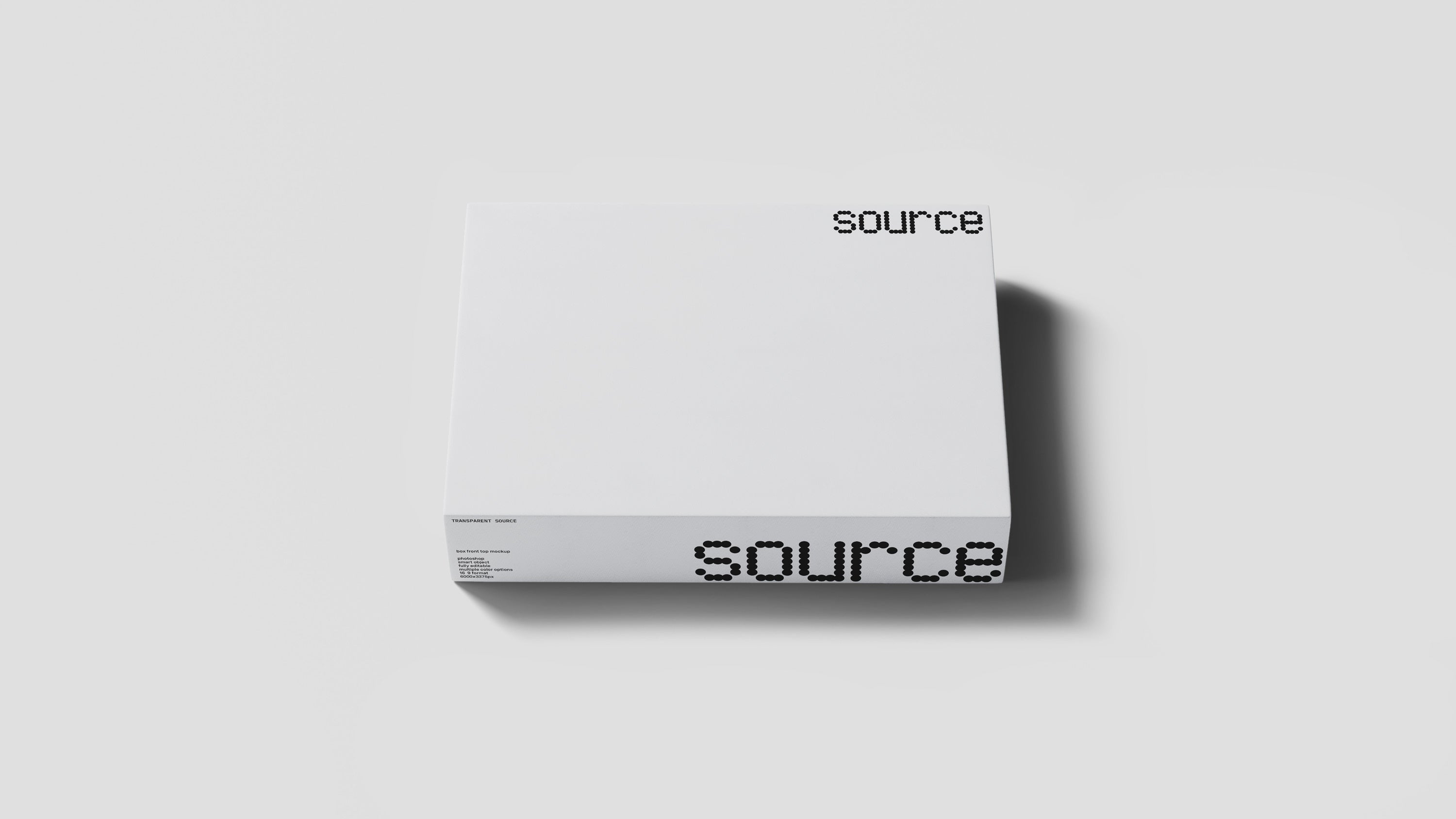Box Top View Mockup