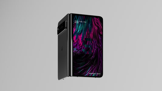 Google Pixel Fold Mockup Folded