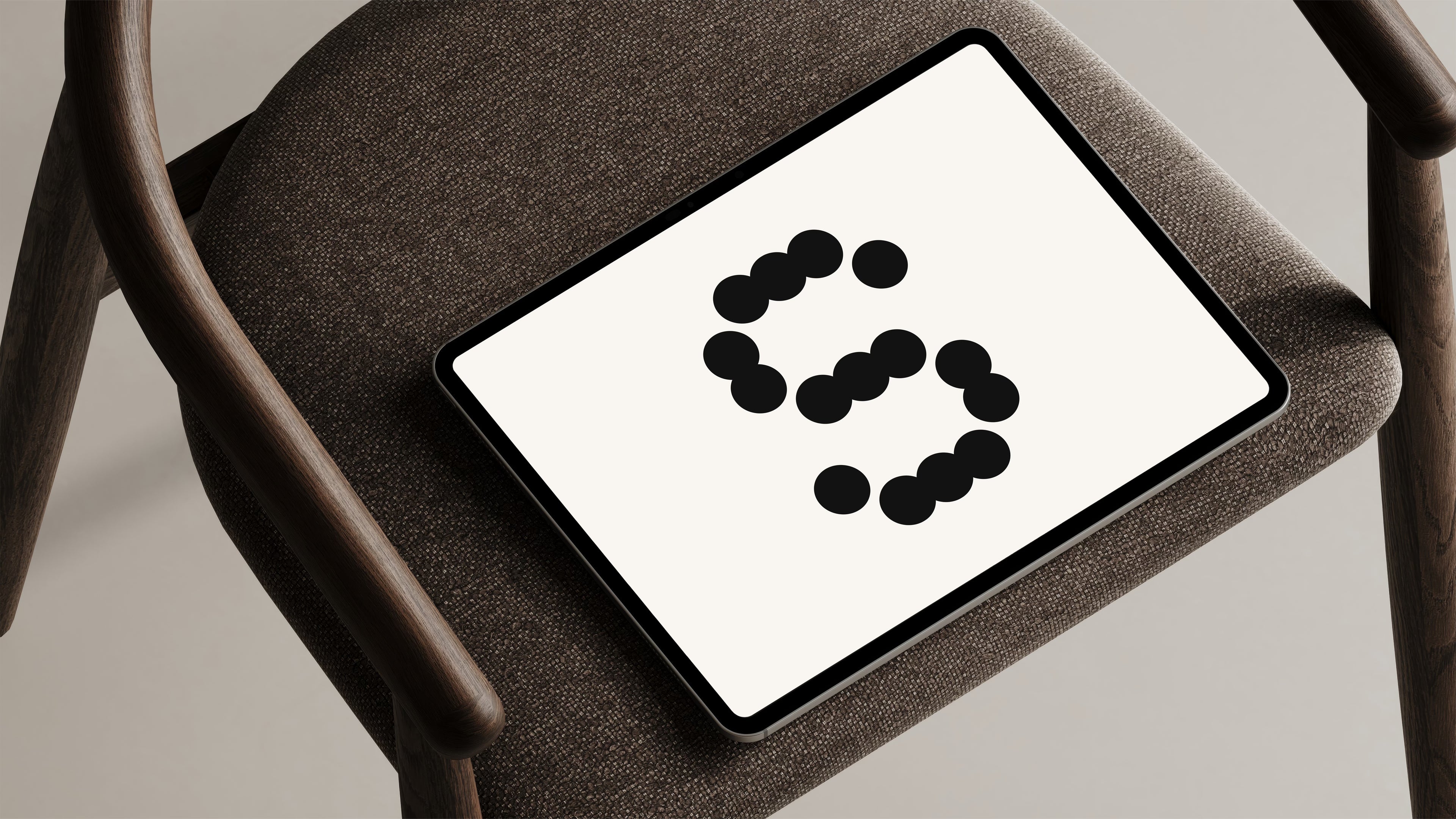 Beige iPad Mockup 01